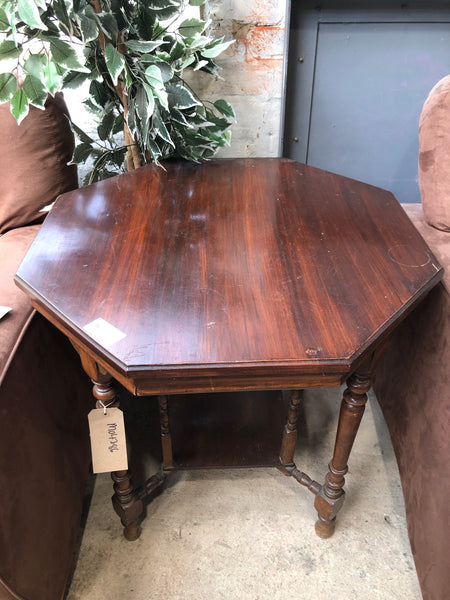 GHC - Antique Octagonal Games Table