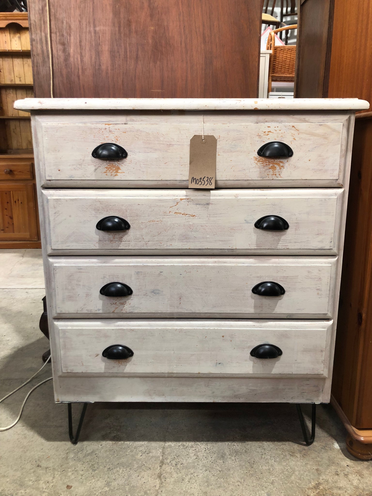 GHC - White painted Pine Chest of Drawers