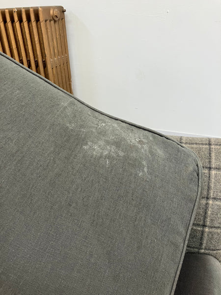GHC - Grey Tartan Style Deep Comfortable Armchair