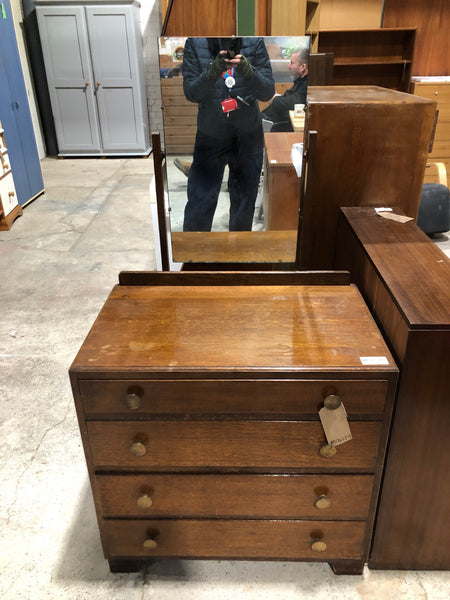 Vintage 4 Drawer Dressing Table
