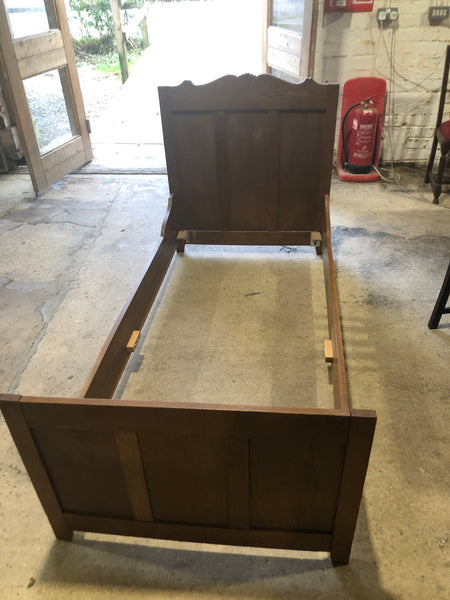 Single Wooden Sleigh Bed (PROJECT)