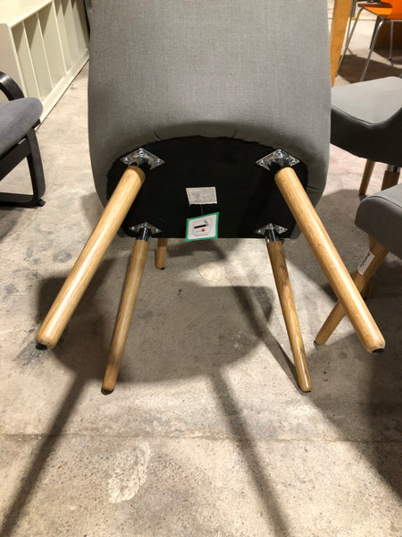 GHC - Set of Four Grey Dining Chairs