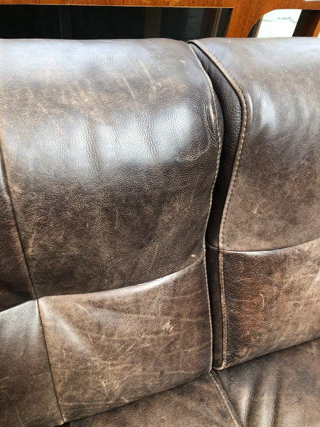 Italian Leather 3 Seater Sofa