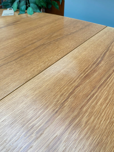 Danish Teak Extending Dining Table by Skovby