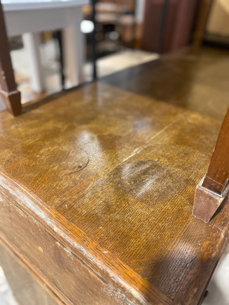 Oak Veneer Art Deco Compact Sideboard