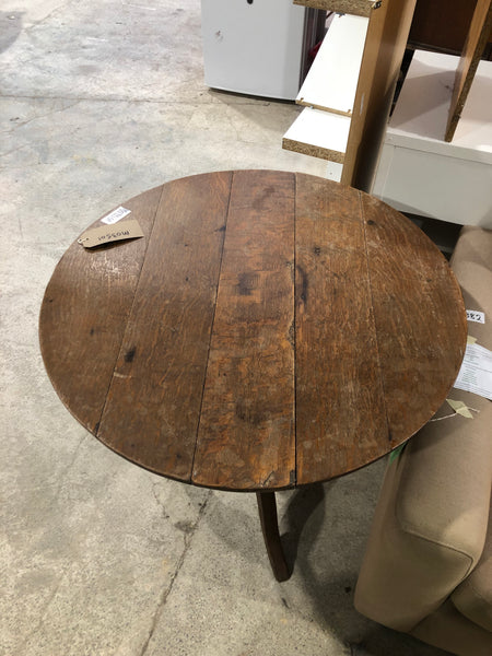 Round Wooden Vintage Table