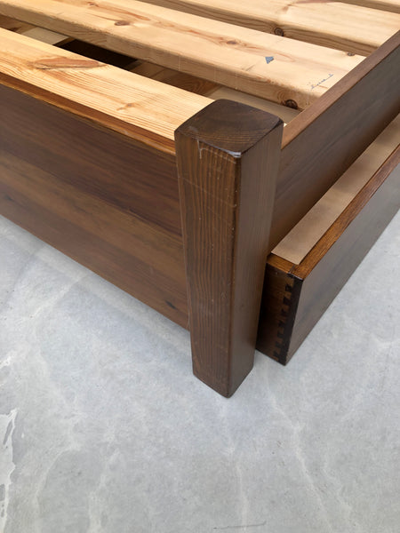 Super king Wooden Bedframe & 4 Drawers