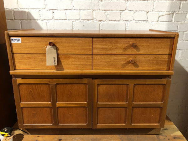 Vintage Nathan Teak Compact Sideboard