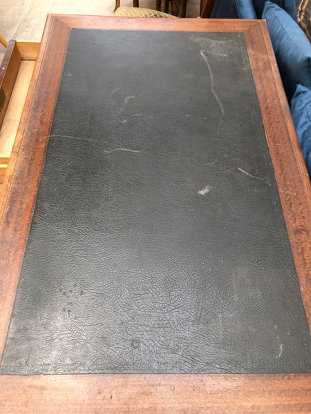 GHC - Antique Oak Leather Top Desk