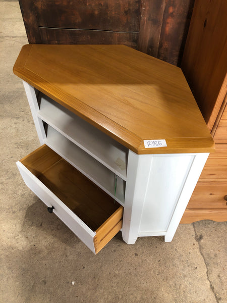 REF - White Corner TV Unit