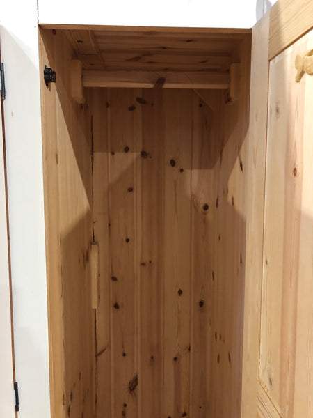 Large White Pine Wardrobe