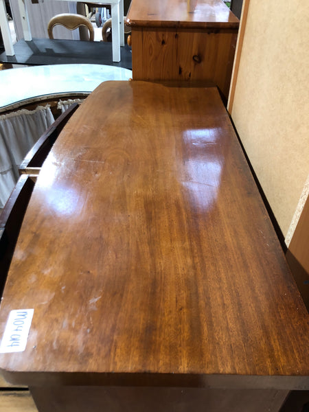 Walnut & Flamed Mahogany Tallboy