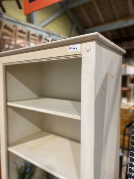 Painted Bookshelf & Cupboard