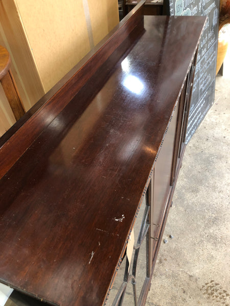 Antique Mahogany Display Cabinet