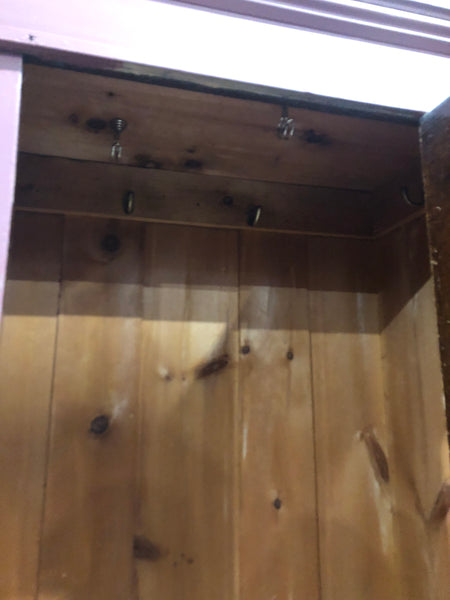 Vintage Purple Single Wardrobe/Cupboard