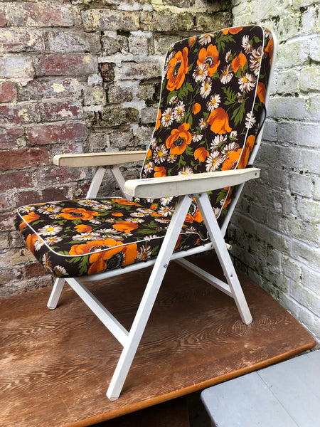 Retro Print Sun Lounger - GHC