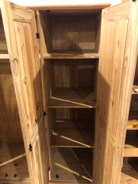 Pine Triple Wardrobe
