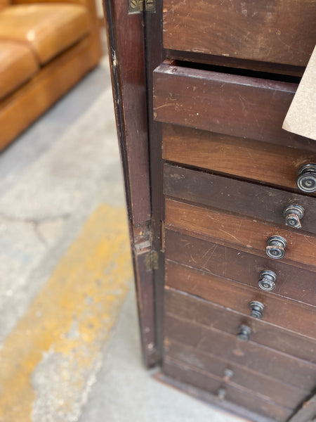 GHC - Antique Mahogany Specimen Cabinet