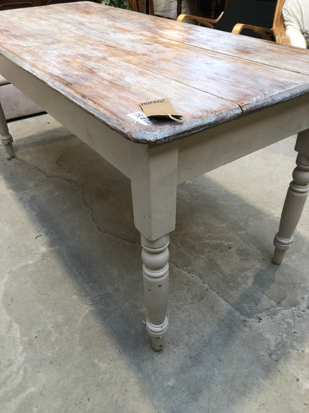 Rustic Pine Farmhouse Kitchen Table