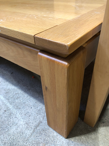 Oak Veneer Square Coffee Table