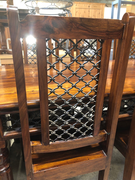 Rosewood Dining Table & 6 Chairs