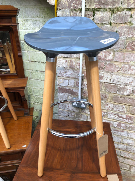 Grey Seat Barstool