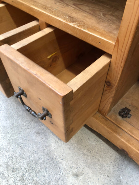 Solid Rustic Pine Sideboard
