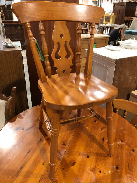 REF - Pine Dining Table & 4 Chairs