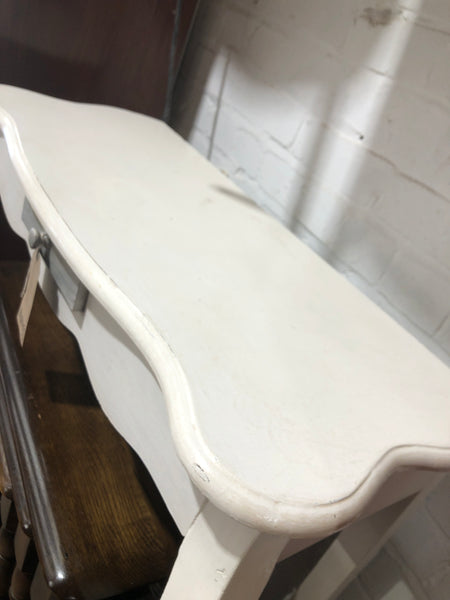 Painted White Console Table