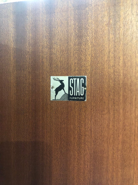 Mid Century Stag Wardrobe with Mirror