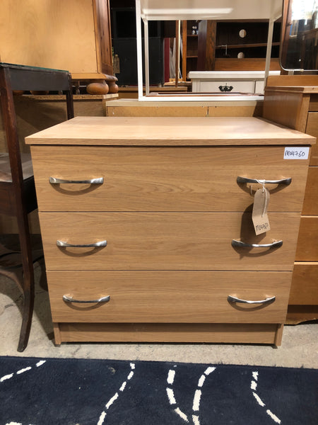 Veneer Chest of 3 Drawers