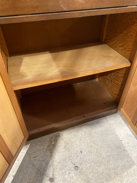 Vintage Oak Linen Cupboard