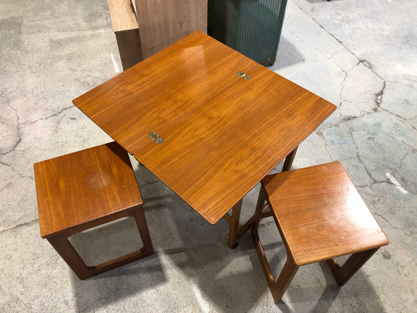 McIntosh Teak Triform Nest of Tables