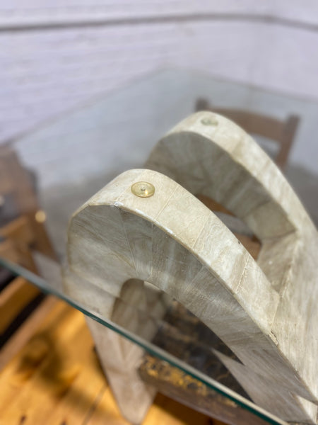 GHC - Vintage Tiled Marble Side Table By Tsaro