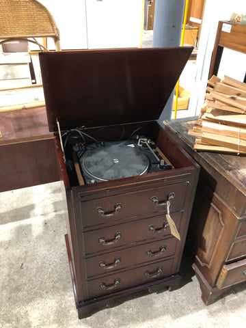 Record Cupboard with False Drawers