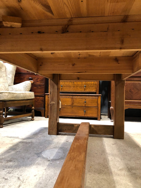 Rustic Farmhouse Solid Pine Dining Table
