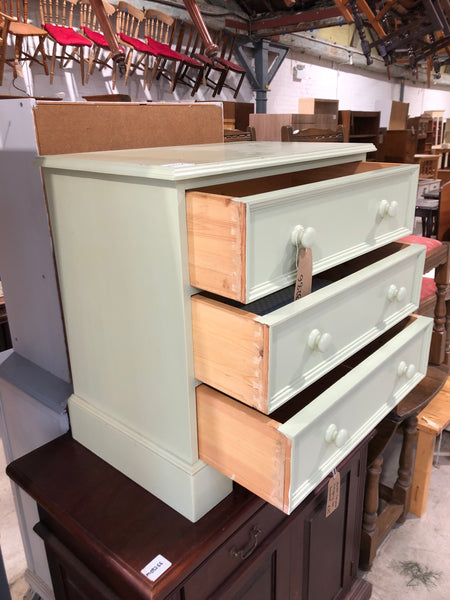 Green Compact Chest of Drawers