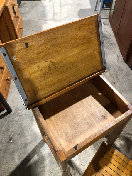Vintage Kids Desk & Chair Set