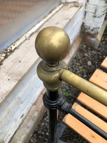 Antique Metal Single Bedframe
