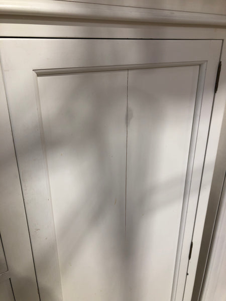 White 6 Drawer Compact Wardrobe
