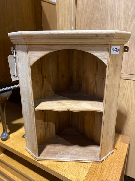 Rustic Pine Corner Shelf
