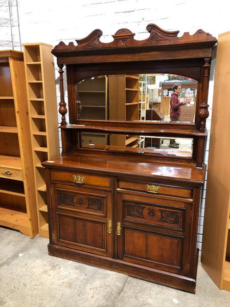 Vintage Arts and Crafts Mahogany Chiffonier