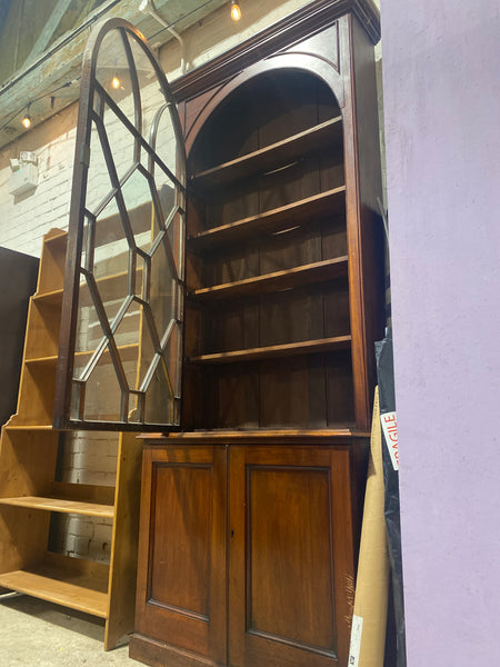 Georgian-Style Mahogany Bookcase