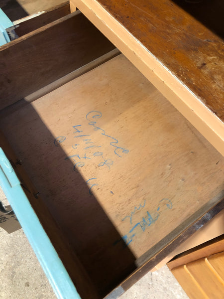 Vintage Painted 2 over 2 Chest of Drawers