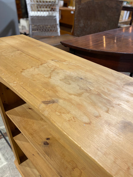 Small Solid Pine Bookcase