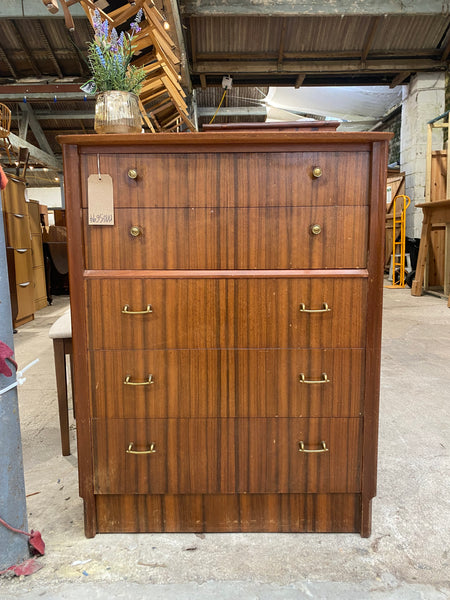 Mid Century Teak Chest of Drawers