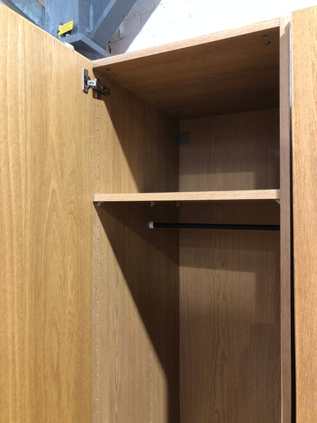 Slim Wood Effect Wardrobe