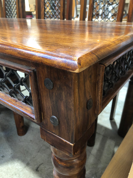 Rosewood Dining Table & 6 Chairs