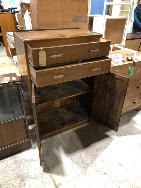 Vintage Cupboard with Two Drawers