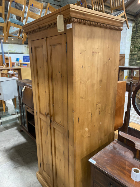Rustic Pine Single Wardrobe